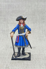 Миниатюра из олова Штаб-офицер Семёновского полка Нарва, 54 мм, Студия Большой полк - фото