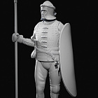 Итальянский пехотинец 75 mm (1:24) Medieval Forge Miniatures (C-75-122) (C-75-122)