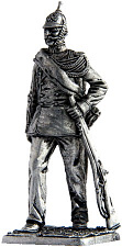 Миниатюра из металла 126. Австрийский жандарм, 1859 г. EK Castings - фото