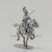 Сборная миниатюра из смолы Рядовой драгунского полка, 28 мм, Аванпост - фото