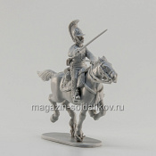 Сборная миниатюра из смолы Рядовой драгунского полка, 28 мм, Аванпост - фото