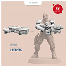 Сборные фигуры из смолы L.E.U. Assault Upgrade Kit for Females, 28 мм, Артель авторской миниатюры «W»