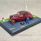 Peugeot 203 La Route Bleue La Crevaison Fontainebleau Altaya 1/43 (QGM-002) (QGM-002)