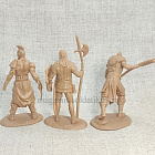 Солдатики из мягкого резиноподобного пластика Саксы, набор 6 шт, 1/32 Soldiers. Есть