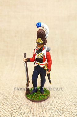 Гренадер Ольденбургского пехотного полка. Дания, 1807-13 гг., 54 мм