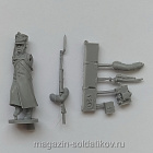 Сборная миниатюра из смолы Мушкетёр 28 мм, Аванпост