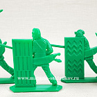 Солдатики из пластика Персы, 54 мм (8 шт, цвет-зеленый, пластик, б/к), Воины и битвы