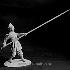 Сборная миниатюра из смолы Молодой ратник Владимирского ополчения, Россия 1812-14 гг., 54 мм, Chronos miniatures (CHM-54391) (CHM-54391)
