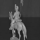 Сборная миниатюра из смолы 7-й кавалерийский полк (Уланы «Ла Манча»), Испания 1811-13 гг. , 54 мм, Chronos miniatures (CHM-54370) (CHM-54370)