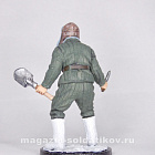 Миниатюра в росписи Боец Красной Армии, 1941-43 гг. СССР, 1:32, Сибирский партизан (СП092) (СП092)