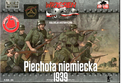 Солдатики из пластика German Infantry ( 24 figurki) +журнал, 1:72, First to Fight