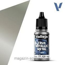 True Metallic Metal Обсидиан черный Vallejo (77120) (77120)