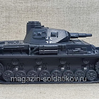 German Panzer IV (short barrel) w/insignia, CTS702B 1:32 ClassicToySoldiers, 1998 г. вып. (Q540-0115) (Q540-0115)