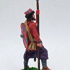 Варяжский дружинник с копьем. Русь, X век, 54 мм, Soldanir (QF0415) (QF0415)