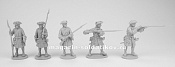 Сборные фигуры из смолы Мушкетеры Петра I (набор 5 фигур), 28 мм, Кордегардия (Москва) - фото