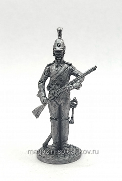 Миниатюра из олова Рядовой Лейб-кирасирского полка. Россия, 1810-11 гг., 54 мм EK Castings (NAP-101) (NAP-101)