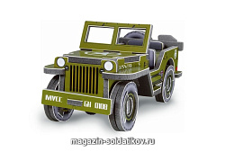 Объемный пазл. Сборная игрушка «Джип Willis». Умбум (084) (084)