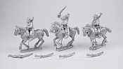 Фигурки из металла Красная кавалерия, 28 мм, набор из 3 фигур - фото