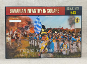 Солдатики из пластика Bavarian Infantry in Square (1/72) Strelets - фото