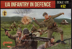 Солдатики из пластика IJA Infantry in Defence (1/72) Strelets (М115) (М115)