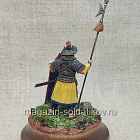 Фигурка из смолы Китайский тяжеловооруженный воин, 54 мм (575-013) (575-013)