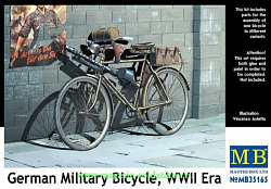 Сборная модель из пластика MB 35165 Немецкий военный велосипед, период Второй мировой войны (1/35) Master Box