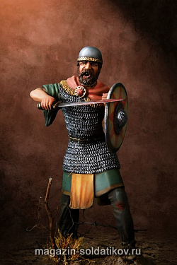 Сборная миниатюра из металла Ирландский воин, Х век (54 мм) Soldiers of Fortune
