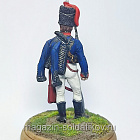 Масштабная модель в сборе и окраске Офицер 16-го гусарского полка, 1815 год, Британия, 54 мм (PB014) (PB014)