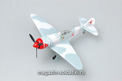 Масштабная модель в сборе и окраске Самолет Ла-7 белый №27 Кожедуб 1:72 Easy Model