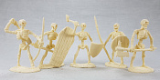 Солдатики из пластика Воины - скелеты (бежевый), 1:32 Хобби Бункер - фото