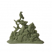 Солдатики из пластика Волшебный источник, 54 мм (зелёный), Воины и битвы - фото