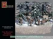 Russian Support Weapon Teams in Great Coats1:72, Pegasus - фото
