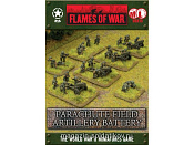 Сборная модель из пластика Parachute Field Artillery Battery (15мм) Flames of War - фото