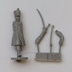 Сборная миниатюра из смолы Офицер французской пехоты, 28 мм, Аванпост