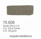 Акриловый грунт - полиуретановый, оливковый, 17 мл Vallejo - фото