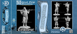 Сборная миниатюра из смолы Tirailleur 75 mm (1:24) Medieval Forge Miniatures (C-75-132) (C-75-132)