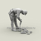 Сборная фигура из смолы SM 3127 Лейтенант РККА с трофейным миномётом Тип 89. Халхин-Гол. 1939 г., 1:35, SOGA miniatures (SM-3127) (SM-3127)