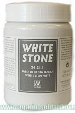 WHITE STONE PASTE 200ml (Эффект камня - белая мастика) Vallejo - фото