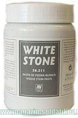 WHITE STONE PASTE 200ml (Эффект камня - белая мастика) Vallejo