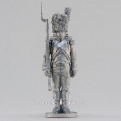 Сборная миниатюра из металла Сержант карабинерской роты, стоящий, Франция, 28 мм, Аванпост - фото