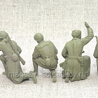 Солдатики из пластика Полковая пушка. РККА.Зима (1:32) Plastic Platoon (PP071) (PP071)