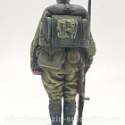 Миниатюра в росписи Боец РККА, 1937-1941 гг, 54 мм (НФ0057.14.01.54) (НФ0057.14.01.54)