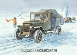 Сборная модель из пластика Армейский грузовик ЗИС-5В обр. 1942 (1/35) Восточный экспресс