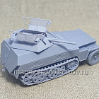 Колесно-гусеничный бронетранспортер Sd.Kfz.250 с зениткой 1/56 3Д Корнукопия (552-028) (552-028)