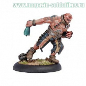 Сборная миниатюра из металла и смоллы PIP 41054 Mercenary Privateer Bloody Bradigan BLI Warmachine - фото