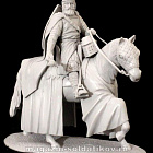Сборная миниатюра из смолы Horse Knight of the 13 th, 54 mm Medieval Forge Miniatures
