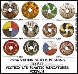 Декали на щиты викингов, 28 мм, Victrix (VIK(VL)1) (VIK(VL)1)