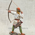 Миниатюра из олова Лучник на охоте, Россия, 54 мм (ИЛ1938.06.02.54) (ИЛ1938.06.02.54 )