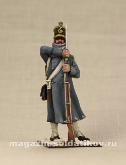 Миниатюра в росписи Фузилер линейной пехоты 1812 г. «Куда дальше?» 1:32, Магазин Солдатики (МС0177.12.03.54) (МС0177.12.03.54)