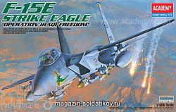 Сборная модель из пластика Самолет F-15Е 1:48 Академия